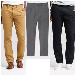 Set of 3 Men's Athletic Fit Hennepin ChinoPants - Goodfellow & Company  36x30